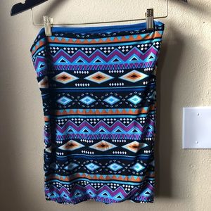 Reversible tube top/skirt